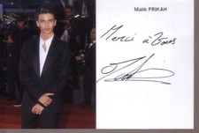 Malik frikah autographe d'occasion  Niort