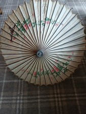 vintage silk parasol for sale  BRENTWOOD