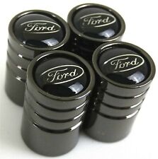 4 tampas de haste de válvula de pneu Ford para carro, caminhão encaixe universal preto metálico comprar usado  Enviando para Brazil