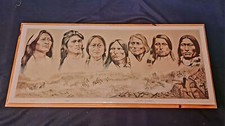 Kunstdruck bild indianer gebraucht kaufen  Wismar-Umland