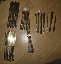 Vintage bronze essbesteck gebraucht kaufen  Münster