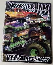Anuário de lembranças Monster Jam World Tour 1998 assinado 14 assinaturas. Escavadeira comprar usado  Enviando para Brazil