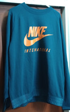 Moletom masculino Nike International Line cor azul-petróleo GG cintura elástica novo sem etiquetas comprar usado  Enviando para Brazil
