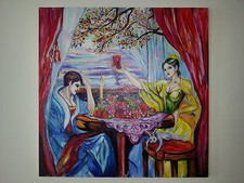 Grande huile toile d'occasion  Guéret