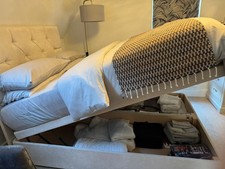 Upholstered ottoman bed for sale  EXETER