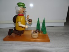 Räuchermann pilzsammler holz gebraucht kaufen  Hermsdorf