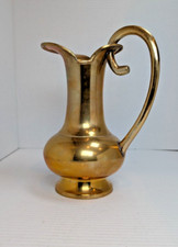Solid brass pitcher for sale  Englishtown