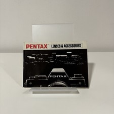 Lentes Pentax Flashes y Accesorios Lista Folleto Guía 1987 Cámaras AF Eng segunda mano  Embacar hacia Mexico