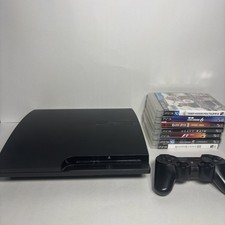 Console Sony PlayStation 3 Slim CECH-3001A 160GB + pacote – Testado e funcionando comprar usado Console Sony PlayStation 3 Slim CECH-3001A 160GB + pacote – Testado e funcionando comprar usado  Enviando para Brazil