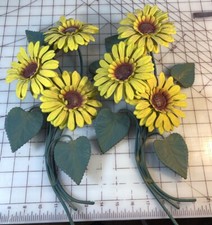 Vintage metal sunflower for sale  Crawfordsville