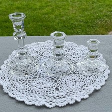 Set vintage glass for sale  Stem
