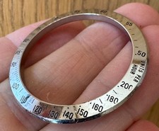 Moldura rara vintage original Rolex Zenith Daytona 16520 MK1 aço 200, usado comprar usado  Enviando para Brazil