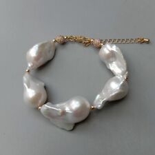 Freshwater Cultured White Keshi Pearl Bracelet Fashion Bracelet Women Jewelry comprar usado Freshwater Cultured White Keshi Pearl Bracelet Fashion Bracelet Women Jewelry comprar usado  Enviando para Brazil