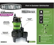 Drummond submersible sewage for sale  Waller