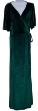 Vestido Baltic Born Wrap Plus Size XXXL Verde Esmeralda Veludo Maxi Fada Dama de Honra comprar usado Vestido Baltic Born Wrap Plus Size XXXL Verde Esmeralda Veludo Maxi Fada Dama de Honra comprar usado  Enviando para Brazil