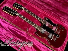 Gibson EDS-1275 pescoço duplo 1992 Heritage solda virgem cereja e original completo comprar usado  Enviando para Brazil