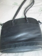 Vintage black leather for sale  CHELMSFORD