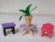 Móveis multicoloridos para casa de bonecas KidKraft madeira artesanato infantil  comprar usado  Enviando para Brazil