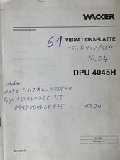 Wacker dpu 4045 gebraucht kaufen  Freital