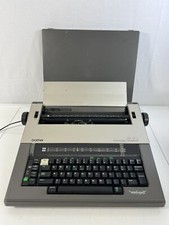 Máquina de escrever elétrica Brother AX-20, feitiço de palavras, saída de palavras, capa, fitas de tinta, funciona comprar usado  Enviando para Brazil