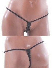 Micro string noir d'occasion  Vif
