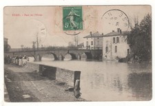 Cpa étain pont d'occasion  Dieue-sur-Meuse