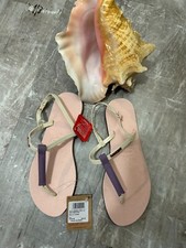 Sandálias femininas Havaianas balé rosa tamanho 8,5 novo com etiquetas varejo $64 comprar usado  Enviando para Brazil