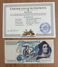 Banconota 500000 500.000 usato  San Severo