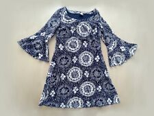 Vestido de renda floral, vestido boho azul manga sino com cueca de algodão, tamanho M comprar usado  Enviando para Brazil