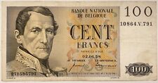 100 FRANCS 02.06.1958 BANQUE NATIONALE DE BELGIQUE BANCONOTA 100 FRANCHI BELGO comprar usado  Enviando para Brazil