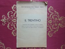 Trentino 1957 dattiloscritto usato  Sarezzo