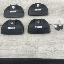 4-THULE Foot Pack CAPAS substitui Thule 8522382001 753/460 e plugues de bloqueio e 2 chaves comprar usado  Enviando para Brazil