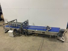 Transportador de cadena 21 pulgadas de ancho x 130 pulgadas de largo con separador de desviador de producto segunda mano  Embacar hacia Mexico