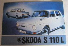 Skoda 110l brochure for sale  ARUNDEL