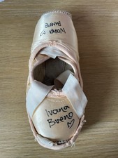 Signed pointe shoes for sale  DURSLEY