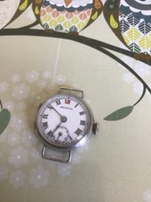Trench watch hallmarked for sale  LEEDS