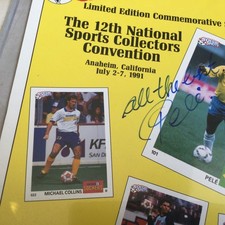 Pele two autographed for sale  Westminster
