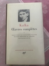 Kafka pléiade tome d'occasion Kafka pléiade tome d'occasion  Ville-d'Avray