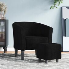 Clubsessel fußhocker schwarz gebraucht kaufen  Leun