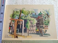 Usado, Cartão postal Nieuwezijds Voorburgwal Amsterdã Holanda comprar usado  Enviando para Brazil