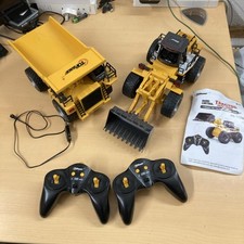 Camión de volteo y tractor de juguete Top Race RC control remoto construcción 1:18 2,4 GHz segunda mano  Embacar hacia Mexico