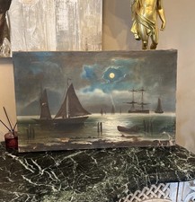 Tableau ancien représentant d'occasion  Fraisans