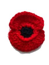 Crochet poppy broach for sale  RETFORD