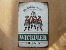 Wicküler pilsener blechschild gebraucht kaufen  Leverkusen