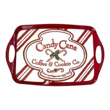Bandeja para servir férias Kate McRostie "Candy Cane Coffee & Co." | 17" x 11" comprar usado  Enviando para Brazil
