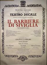 Barbiere siviglia manifesto usato  Torino