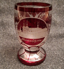 Biedermeier glas andenken gebraucht kaufen  Berlin