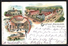 Lithographie mainleus gasthof gebraucht kaufen  Berlin