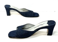 Vintage denim sandals for sale  Cary