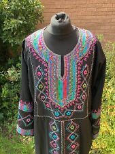 Black kaftan multicolour for sale  BRECON